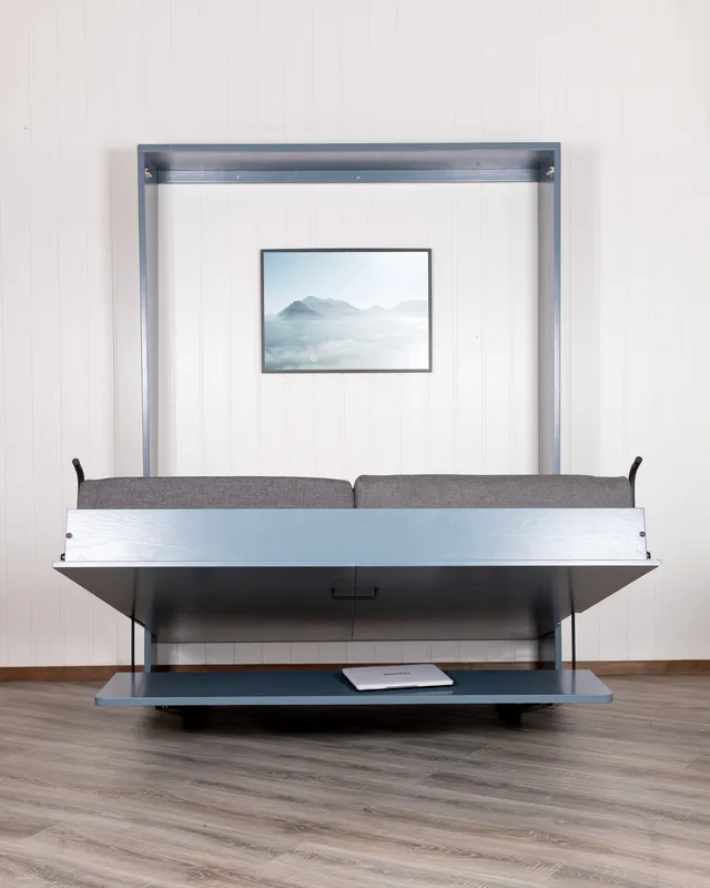 Vertikal seng med skrivebord 150