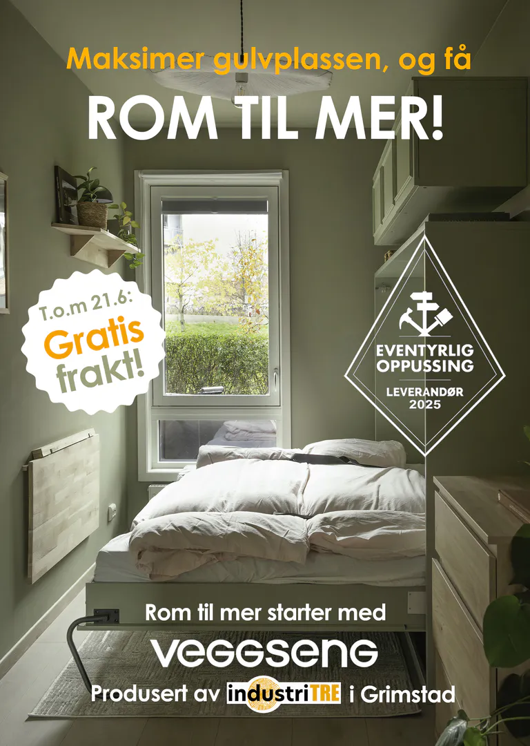 Skap rommet du trenger, og behold komforten. God plass er tidløst. Veggseng.